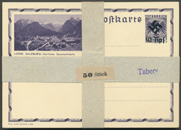 Österreich - Ganzsachen: 1938 (ca.), Ganzsachen-Proben Der österreichischen Bildpostkartenserie „Dop - Sonstige & Ohne Zuordnung