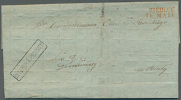 Polen - Vorphilatelie: 1800/1850 Appr., Useful Accumulation Of Folded Letters Concerning Only The Ti - ...-1860 Voorfilatelie