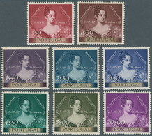 Portugal: 1953, 100 Years Of Port. Stamps Complete Set Of Eight In A Lot With 25 Sets, Mint Never Hi - Nuevos