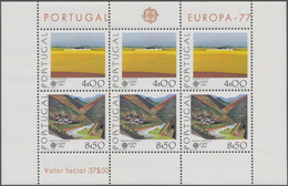 Portugal: 1977, Europa-CEPT ‚landscapes‘ Lot With 90 Miniature Sheet, Mint Never Hinged, Mi. Bl. 20, - Unused Stamps