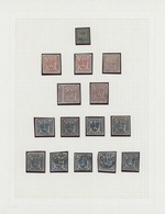 Rumänien: 1858/1872, Used And Mint Collection Of 124 Classic Stamps, Slightly Varied Condition, Neat - Autres & Non Classés