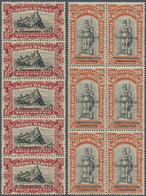 San Marino: 1918, End Of WWI Two Different Stamps With Opt. ‚3 / Novembre / 1918‘ In Different Quant - Andere & Zonder Classificatie