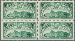 San Marino: 1936, Airmail Stamp ‚Monte Titano‘ 50c. Green Surcharged ‚C. 75‘ In A Lot With 430 Stamp - Andere & Zonder Classificatie