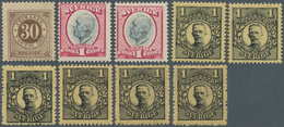 Schweden: 1877/1930 (ca.), Mint Assortment On Stockcards Incl. Better Stamps Like 1877 30ö. Brown, 1 - Nuevos