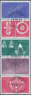 Schweden: 1982, Nobel Prize Winners In Atomic Physics Set In A Lot With About 300 Complete Booklet P - Unused Stamps