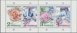 Schweden: 1986, International Stamp Exhibition STOCKHOLMIA (stamp Collecting) Set In A Lot With 350 - Ongebruikt