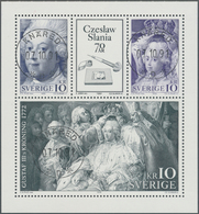 Schweden: 1991, 70th Birthday Of Czeslaw Slania Set In A Lot With 450 Complete Booklet Panes All Fin - Neufs