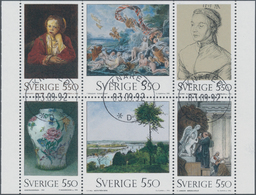 Schweden: 1992, 200th Anniversary Of The National Museum (paintings) Set In A Lot With 180 Complete - Nuevos