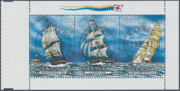 Schweden: 1992, Europa-CEPT ‚500 Years Discovery Of America ‘ 4.50kr. Se-tenant Strip/3 (sailing Shi - Neufs
