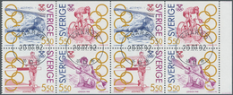 Schweden: 1992, Swedish Gold Medallists At Olympic Games Set In A Lot With 100 Complete Booklet Pane - Neufs