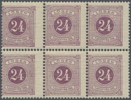 Schweden - Portomarken: 1882, Postage Due 24öre Violet Perf. 13 In A Lot With 22 Stamps Incl. Some B - Strafport