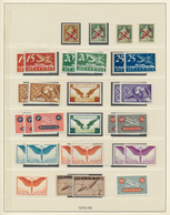 Schweiz: 1913-Modern, FLUGPOST: Umfangreiche Sammlung Der Flugpostmarken (meist Postfrisch Bzw. Anfa - Autres & Non Classés