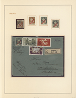 Schweiz: 1919-1949, FLUGPOST Ausgaben, Sammlung Mit Marken Ab 30 Rp. Propeller Ungebraucht Und Geste - Sonstige & Ohne Zuordnung