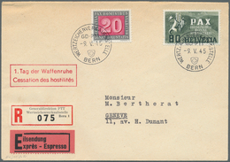 Schweiz: 1938/1962, Lot Von 15 Briefen, Dabei Zwei R-Briefe Je Mit Pro Juventute-Block 1937, Pro Pat - Otros & Sin Clasificación