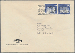 Schweiz: 1940/2000 (ca.), Vielseitiger Bestand Von Geschätzt über 800 (meist Bedarfs-)Briefen Und Ka - Otros & Sin Clasificación