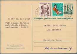 Schweiz: 1949/1976, Partie Von Ca. 85 Briefen Und Karten Aus Sammler-Korrespondenz, Vieles Aus Schwa - Otros & Sin Clasificación