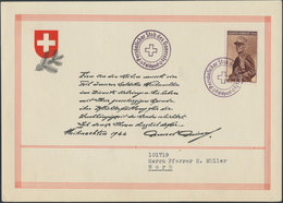 Schweiz - Besonderheiten: 1914/1945: Soldaten-Marken Der Aktivdienst/Vigneten. Eine Marke Auf Briefs - Andere & Zonder Classificatie