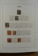 Spanien: 1850-2000. Well Filled, MNH, Mint Hinged And Used Collection Spain And Colonies In 6 Davo A - Oblitérés