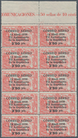 Spanien: 1938, 7 Years Of Republic Airmail Issue 10c. Red Optd. 'CORREO AEREO / 14 Abril 1938 / VII - Usados