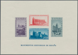 Spanien: 1938, Historical Monuments (cathedrals Of Covadonga, Palma De Mallorca And Leon Etc.) IMPER - Usados