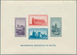 Spanien: 1938, Historical Monuments (cathedrals Of Covadonga, Palma De Mallorca And Leon Etc.) Lot W - Oblitérés