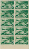 Spanien: 1938, Submarine 'A 1' 2pta. IMPERFORATE PROOF In Green In A Large Lot With About 550 Proofs - Oblitérés