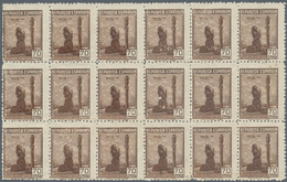 Spanien: 1939, Forces Mail Issue NOT ISSUED 70c. Stamp Showing Female Prayer In A Lot With About 650 - Oblitérés