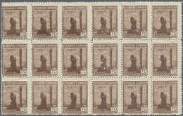 Spanien: 1939, Forces Mail Issue NOT ISSUED 70c. Stamp Showing Female Prayer In A Lot With About 650 - Gebruikt