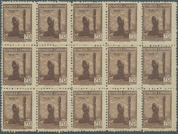 Spanien: 1939, Forces Mail Issue NOT ISSUED 70c. Stamp Showing Female Prayer In An Investment Lot Wi - Gebruikt