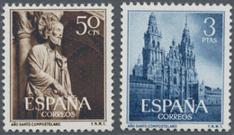 Spanien: 1954, Holy Year (Jacobus Of Compostela And Cathedral Of Santiago De Compostela) Lot With 26 - Oblitérés
