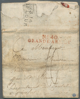 Europa - West: 1893/1813, Interessante Sammlung "Französische Armeepost" In Europa Mit Ca. 70 Briefe - Otros - Europa