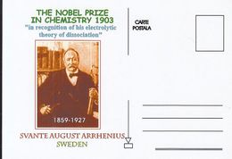 FAMOUS PEOPLE, NOBEL PRIZE LAUREATS, SVANTE AUGUST ARRHENIUS, CHEMISTRY - Prix Nobel