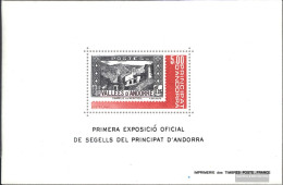 Andorra - French Post Block1 (complete Issue) Unmounted Mint / Never Hinged 1982 Stamp Exhibition - Carnets