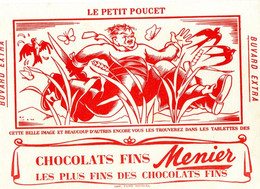 BUVARD(CHOCOLAT MENIER) LE PETIT POUCET - Cocoa & Chocolat