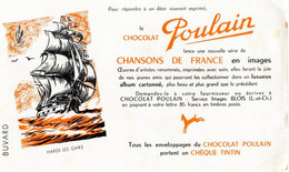 BUVARD(CHOCOLAT POULAIN) BLOIS(BATEAU VOILIER) - Cocoa & Chocolat