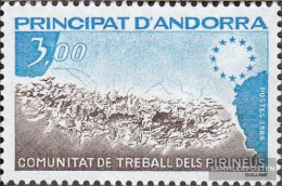 Andorra - French Post 349 (complete Issue) Unmounted Mint / Never Hinged 1984 Pyrenees - Carnets