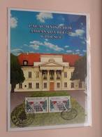 PALAC MNISZCHOW AMBASADA BELGII W POLSCE ( 28-09-1998 WARSCHAU Warszawa ) ! - 1991-2000