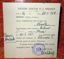 DIREZIONE DIDATTICA DI S. PANCRAZIO TIMBRO - Gebührenstempel, Impoststempel