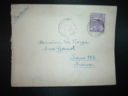 LETTRE TP 3F OBL.6-2 45 TUNIS COLIS POSTAUX PORT - Covers & Documents