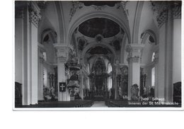 SUISSE : SCHWYZ - Inneres Der St. Martinskirche - Saint-Martin