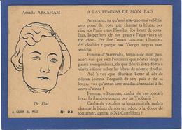 CPSM Félibrige Félibre Provence Occitanie Non Circulé Voir Scan Du Dos éditeur Antoni Conio - Amada Abraham - Provence-Alpes-Côte D'Azur