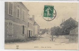 89 HERY . Rue De Gevry Animée , édit : Collection P R , écrite En 1912 , état Extra - Hery