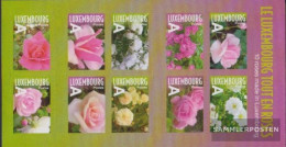 Luxembourg 1877-1886FB Folienblatt (complete Issue) Unmounted Mint / Never Hinged 2010 Rose Varieties - Nuevos