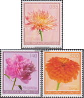 Liechtenstein 1633-1635 (complete Issue) Unmounted Mint / Never Hinged 2012 Flowers - Unused Stamps