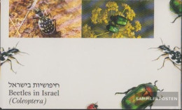 Israel 1287-1290 MH (complete Issue) Stamp Booklet Unmounted Mint / Never Hinged 1994 Locals Beetles - Unused Stamps (without Tabs)