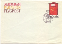 SVERIGE AEROGRAM 1976 (SET180067) - Unused Stamps
