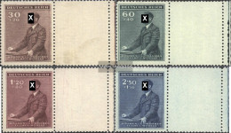 Bohemia And Moravia 85LW-88LW With Blank (complete Issue) Unmounted Mint / Never Hinged 1942 Hitler - Ungebraucht