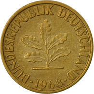 Monnaie, République Fédérale Allemande, 5 Pfennig, 1968, Stuttgart, TTB - 5 Pfennig