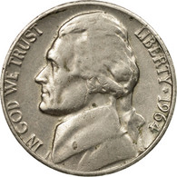 Monnaie, États-Unis, Jefferson Nickel, 5 Cents, 1964, U.S. Mint, Philadelphie - 1938-…: Jefferson