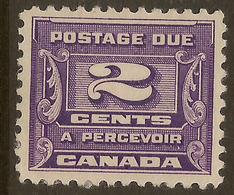 CANADA 1933 2c Postage Due SG D15 HM #IM156 - Portomarken